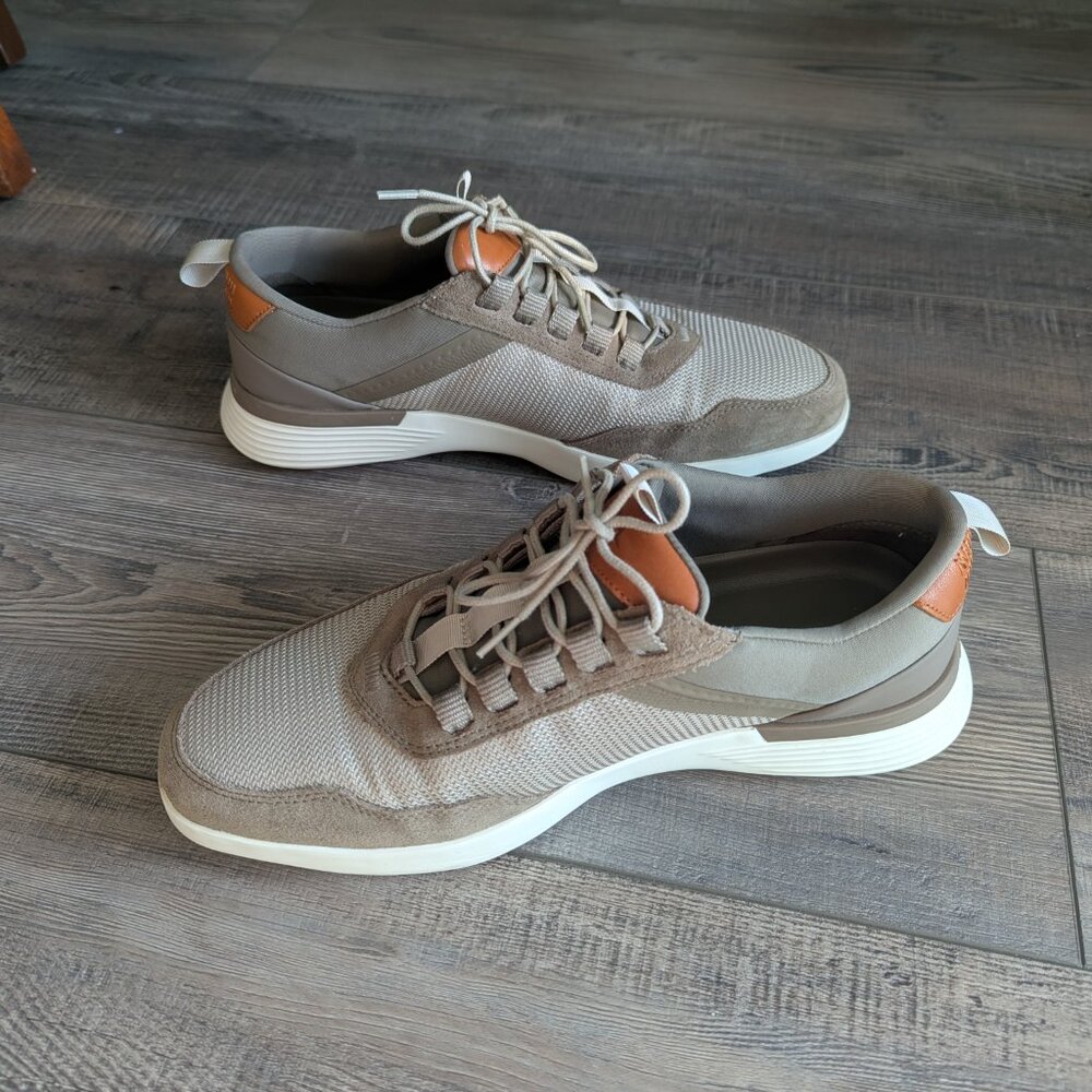 Wolf & Shepard Men's Classic Traction Crossover Victory Trainer Desert White 8.5 - Picture 6 of 11